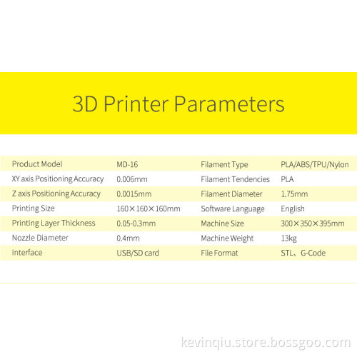 high precision artwork design 3d printer machine for all kinds of filaments 3d printer for sale